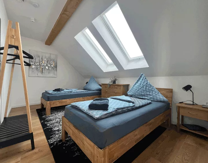 Apartment Sky - Wohn- und Schlafbereich